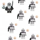 Imperial armored commando Din Djarin Minifigures Compatible Lego The Mandalorian Season 3 Set