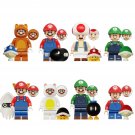 Baby Luigi Baby Mario Kinopio Mario Minifigures Compatible Lego Super Mario Bros Movie Set
