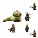 Jabba Chewbacca VS Boba Fett Fennec Shand Minifigures Compatible Lego The Book of Boba Fett Set