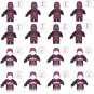 16pcs Heavy Nova Corps Marine Team Corps Minifigures Compatible Lego Star Wars Clone Wars Set