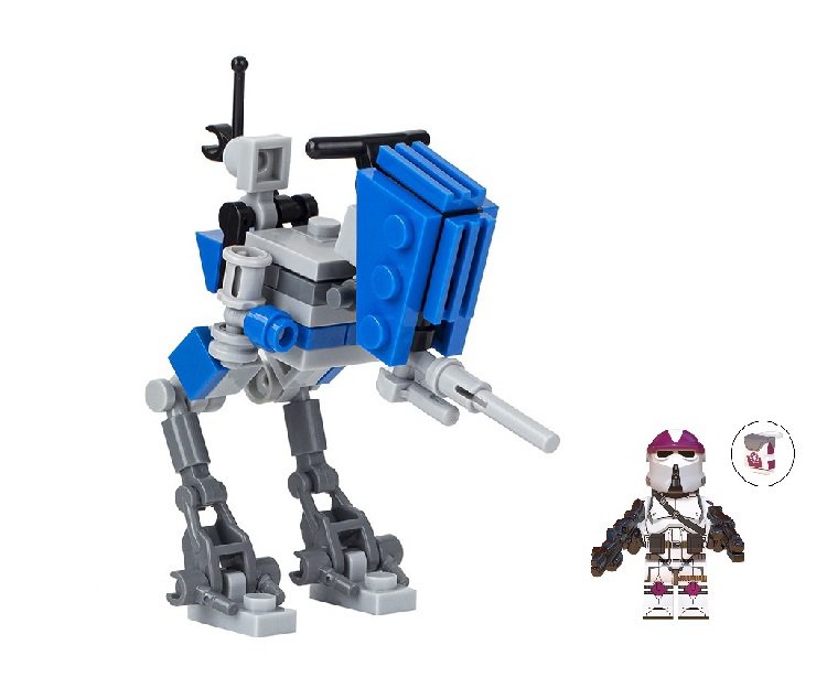 AT-RT Driver Clone Trooper Minifigures Compatible Lego Star Wars Clone Wars Set