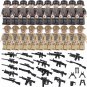 North Africa Campaign British Army & German army Minifigures Compatible Lego WW2 Set
