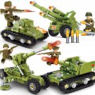 4in1 BM-13 Rocket Artillery Tank Howitzer Minifigures Compatible Lego Military Tank Set