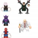 Gwen Stacy Prowler Kingpin Minifigures Compatible Lego Spider-Man Into the Spider-Verse Sets