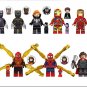Black Panther Spider-Man Venom Iron Man Minifigures Compatible Lego New Superhero Set