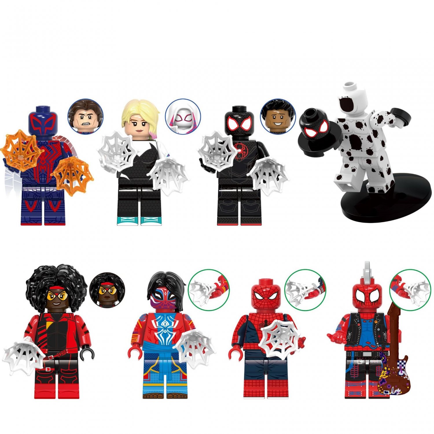 Spider-Man India Toei Spider-Man Jessica Drew Minifigures Compatible ...