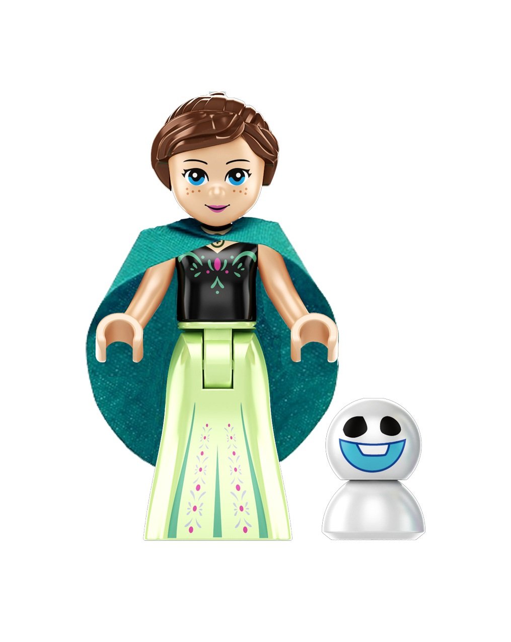 New Anna Minifigures Compatible Lego Ice Princess Minifigure