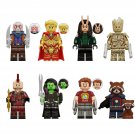 8pcs Drax Adam Mantis Huang Du Minifigures Compatible Lego Guardians of the Galaxy 3 Set