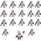 18pcs Wolfpack Sergeant Commander Wolfe Minifigures Compatible Lego Star Wars Set