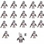 18pcs Wolfpack Sergeant Commander Wolfe Minifigures Compatible Lego Star Wars Set