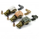 Chinese Volunteer Army Rocket Regiment truck Minifigures Compatible Lego Korean War Set