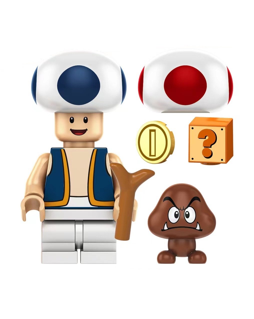 Kinopio Minifigures Compatible Lego Super Mario Bros Bowser Minifigure