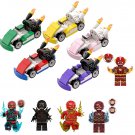 5pcs The Flash and Flash Racing Minifigures Compatible Lego The Flash Set