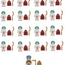 Cheops Pharaoh and Pharaoh's Guard Minifigures Compatible Lego Raiders of the Lost Ark Set