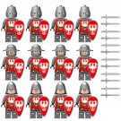 12pcs Poland Winged Hussar knight Minifigures Compatible Lego medieval knight Set