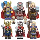 6 Heavy Thor Jane Foster Minifigures Compatible Lego Thor Sets