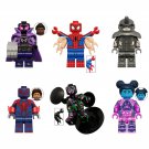 Rhino Blackened Spot Spider-Byte Minifigures Compatible Lego Spider-Man 2023 Set