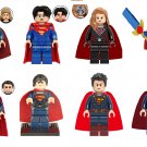 Supergirl Superman Father OverGirl Minifigures Compatible Lego Superman Family Set