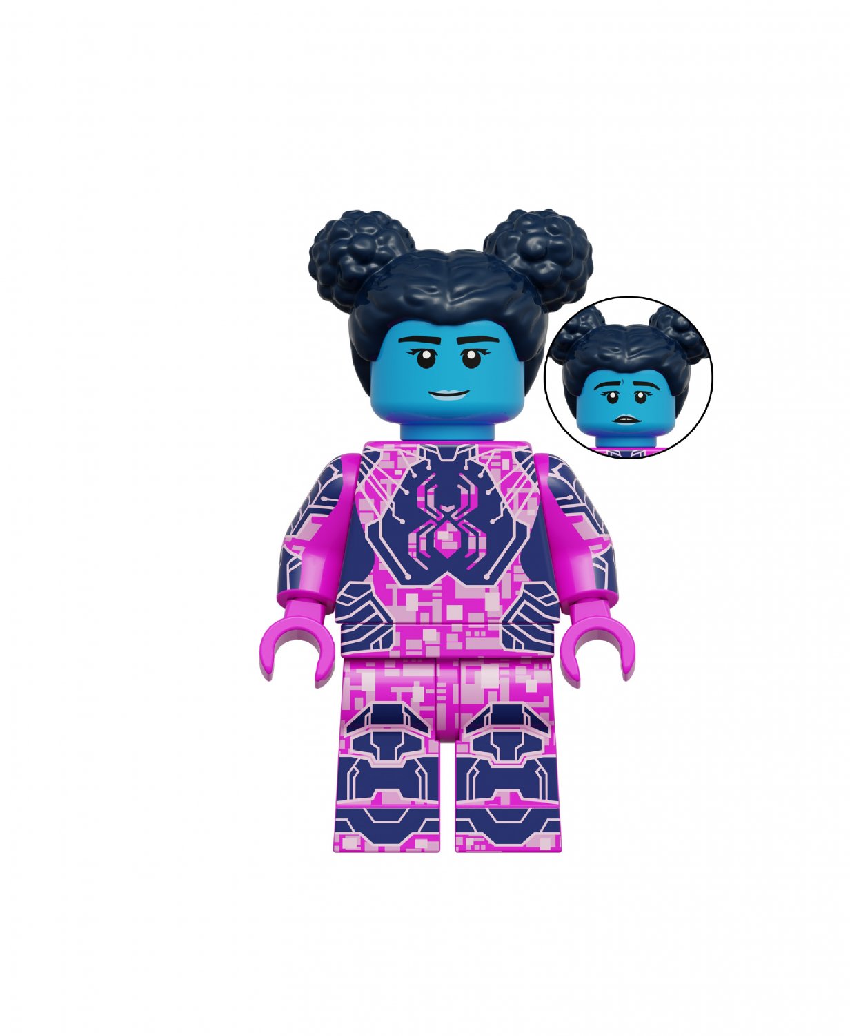 Spider-Byte Minifigures Compatible Lego Spider-Man Into the Spider-Verse 2 Minifigure