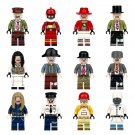 Firemen Police Zombie Cowboy Minifigures Compatible Lego Halloween 2023
