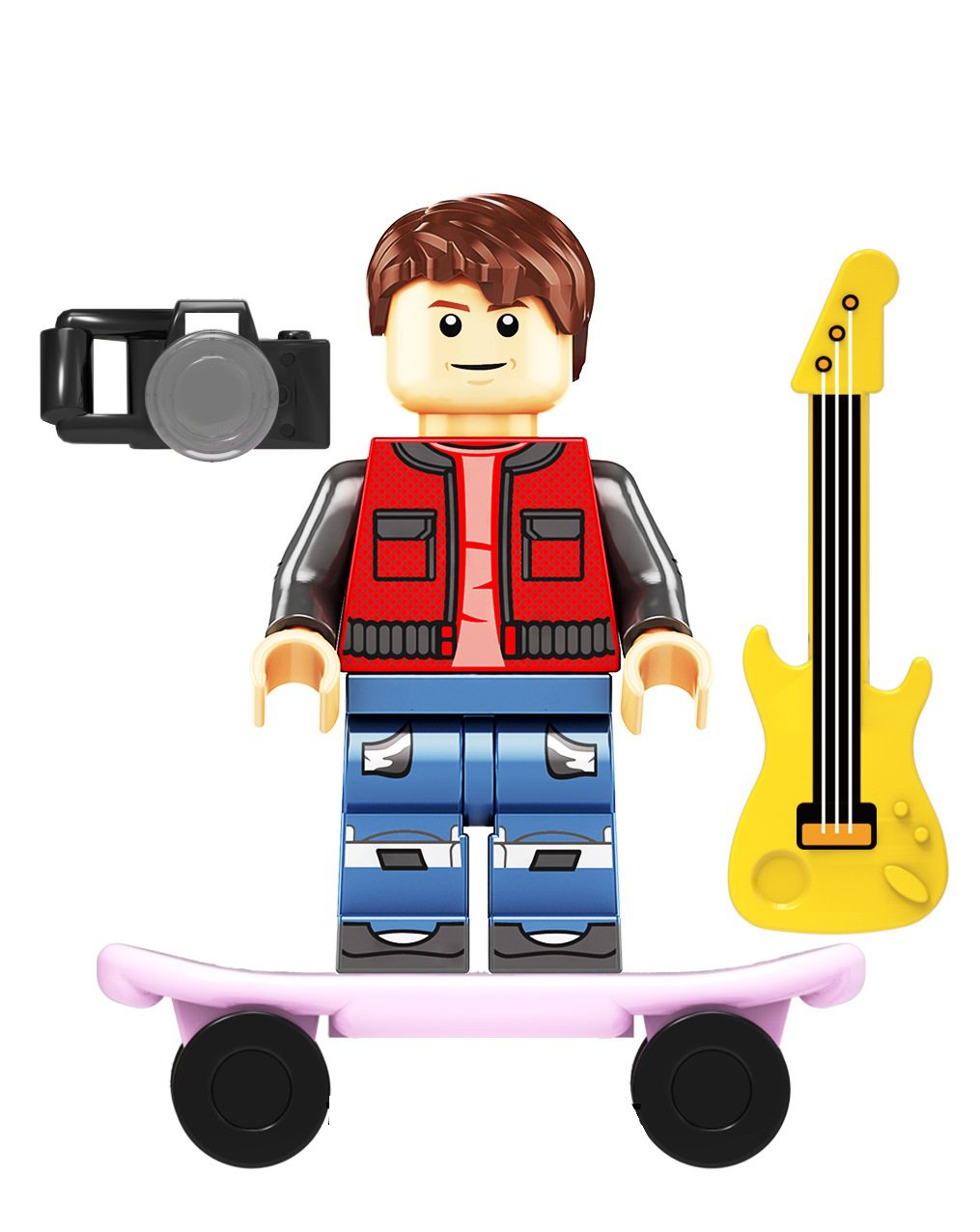 Marty McFly Minifigures Compatible Lego Back to the Future Minifigure