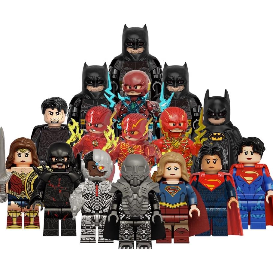 16 Best The Flash Movie Character Minifigures Compatible Lego Justice ...