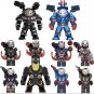 10pcs Heavy War Machine Mecha Minifigures Compatible Lego The Avengers Set