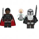 Moff Gideon and Din Djarin Minifigures Compatible Lego The Mandalorian Season 3 Set