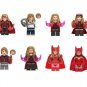 8pcs Wanda Scarlet Witch Minifigures Compatible Lego Wanda Set