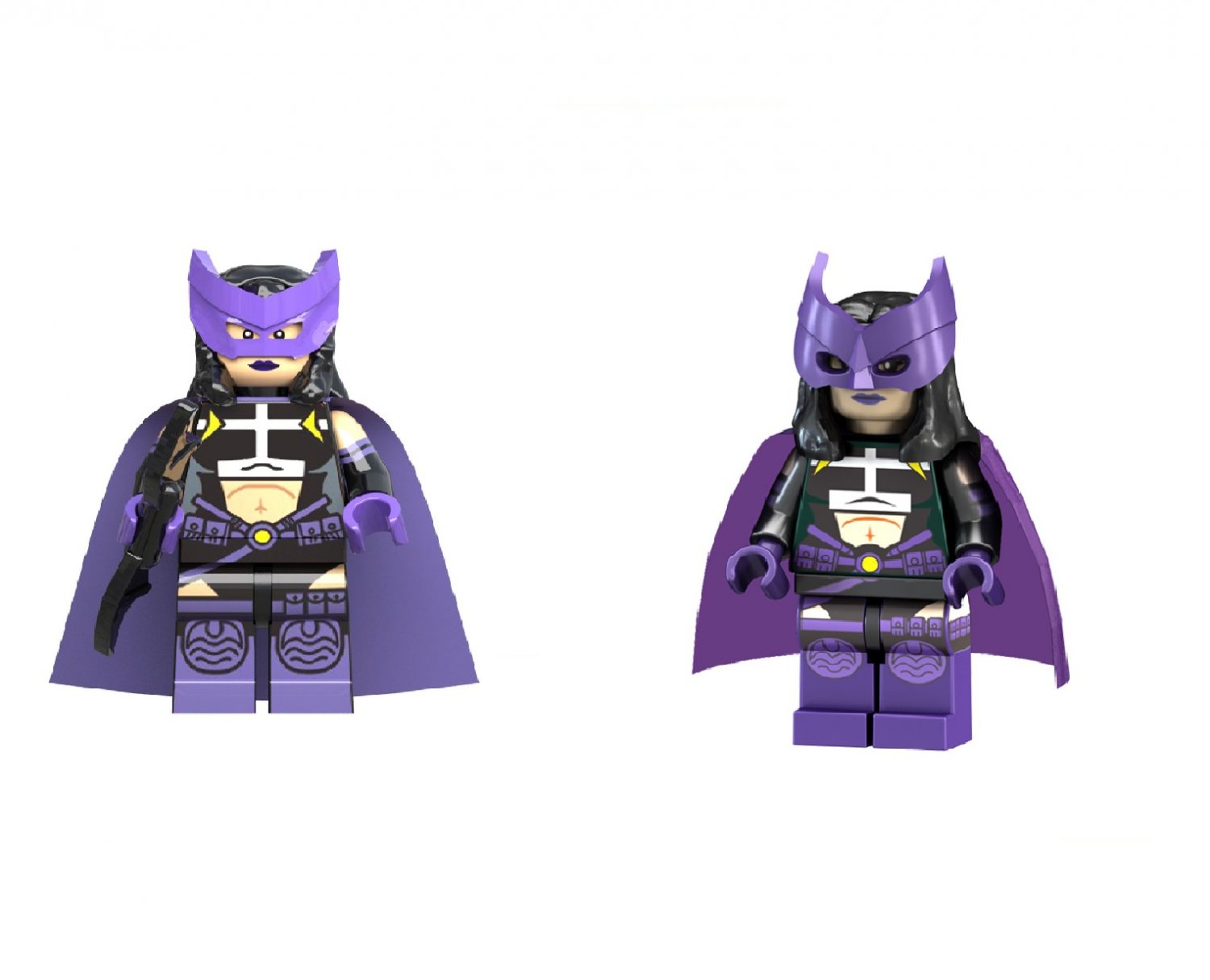 2pcs Huntress Minifigures Compatible Lego DC Super-Stars Set