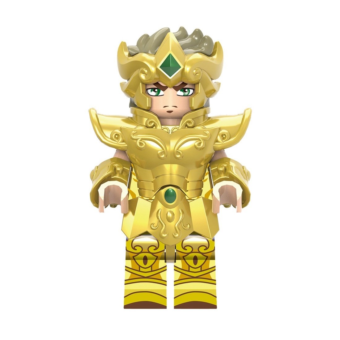 Leo Aiolia Minifigures Compatible Lego Gold Saint Minifigure
