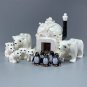 Polar Bear Baby and Penguin Minifigures Compatible Lego Snow World Set