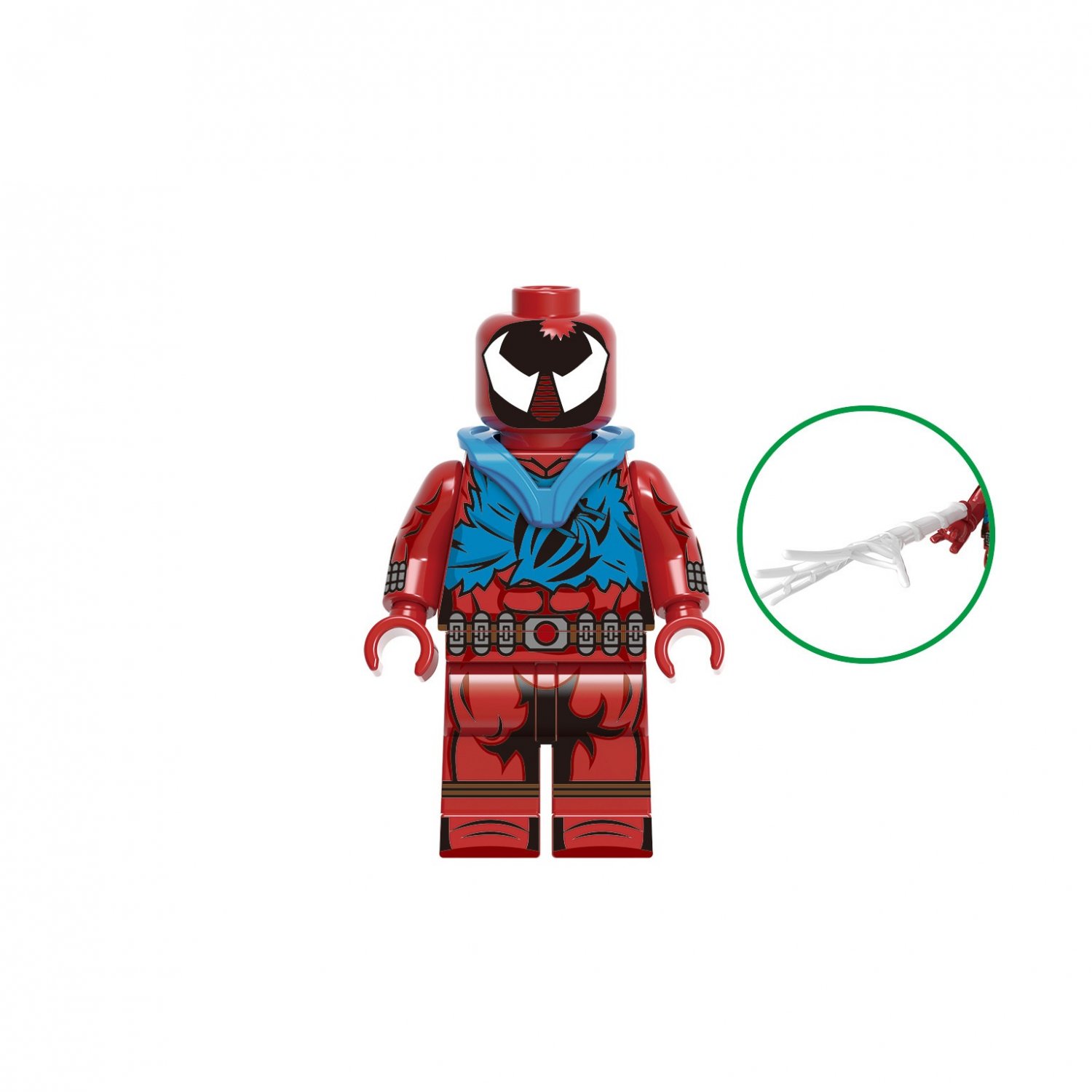 Scarlet Spider Minifigures Compatible Lego Spider-Man Into the Spider-Verse Minifigure