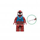 Scarlet Spider Minifigures Compatible Lego Spider-Man Into the Spider-Verse Minifigure