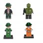 4pcs Riddler Minifigures Compatible Lego New Batman Movie Set