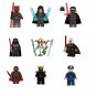 9pcs Dark Jedi Knight Minifigures Compatible Lego Star Wars Empire Set