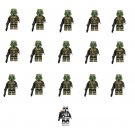 22pcs 41st Scout Battalion Trooper Commander Minifigures Compatible Lego Star Wars TV Set