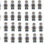 32pcs French officers WW2 Soldier Minifigures Compatible Lego Military Sets