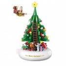 Music rotate Christmas tree Minifigures Compatible Lego 2023 Christmas gift