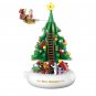 Music rotate Christmas tree Minifigures Compatible Lego 2023 Christmas gift