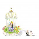 Flower Pavilion Love Language Rotation Music box Minifigures Compatible Lego Minifigure