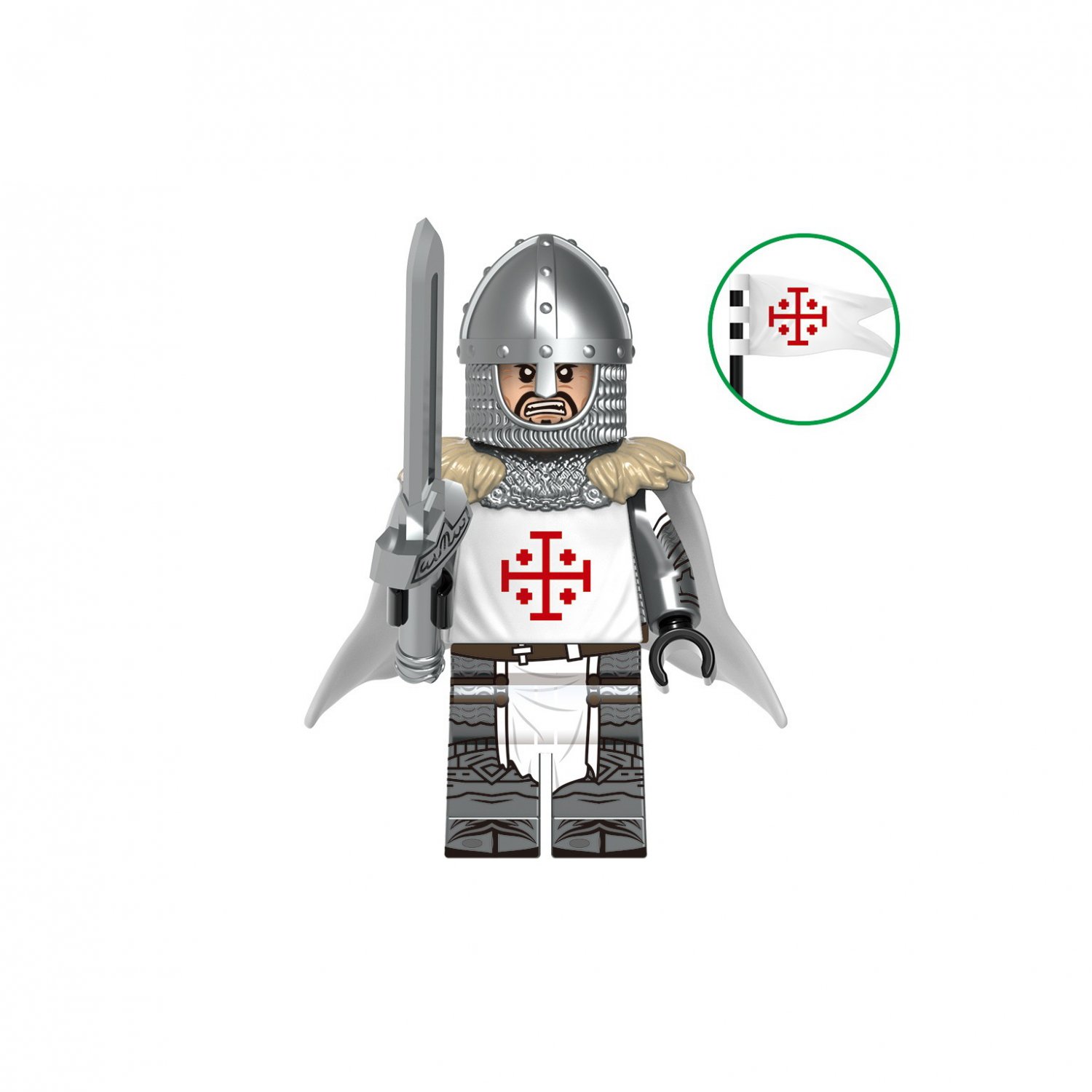 Knights the Holy Sepulchre Minifigures Compatible Lego Medieval Knight ...