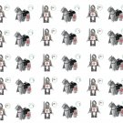 Knights of the Holy Sepulchre and War Horse Minifigures Compatible Lego The Crusades Set