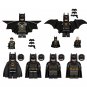 6pcs Parallel Universes Batman Minifigures Compatible Lego The Flash Movie Set