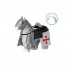 Templar War Horse Minifigures Compatible Lego Medieval Knight Minifigure