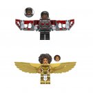 Falcon and Layla Minifigures Compatible Lego The Avengers Set