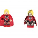 2pcs Black Lanter Supergirl Minifigures Compatible Lego DC Super Heroes Set