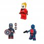 Blazing Skull Union Jack Captain America Minifigures Compatible Lego Super Heroes Set