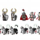 Lion heart Knight Hospital Knight Heavy War Horse Minifigures Compatible Lego The Crusades Set