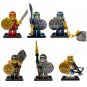 6pcs Lloyd Lion King Gold Shield Minifigures Lego Compatible Ninjago Set